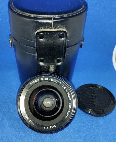 Sigma mini wide 28mm 8 - sigma, 2.8